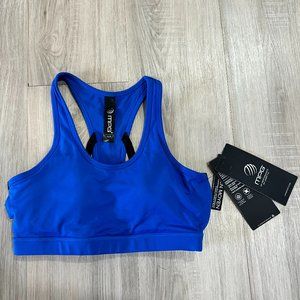 NEW! MPG Elliptical 2.0 Women's Cobalt/Black Sports Bra Size: Small